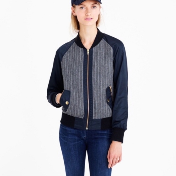 J. Crew Jackets & Blazers - NAME YOUR PRICE J. Crew Navy Pinstripe Jacket
